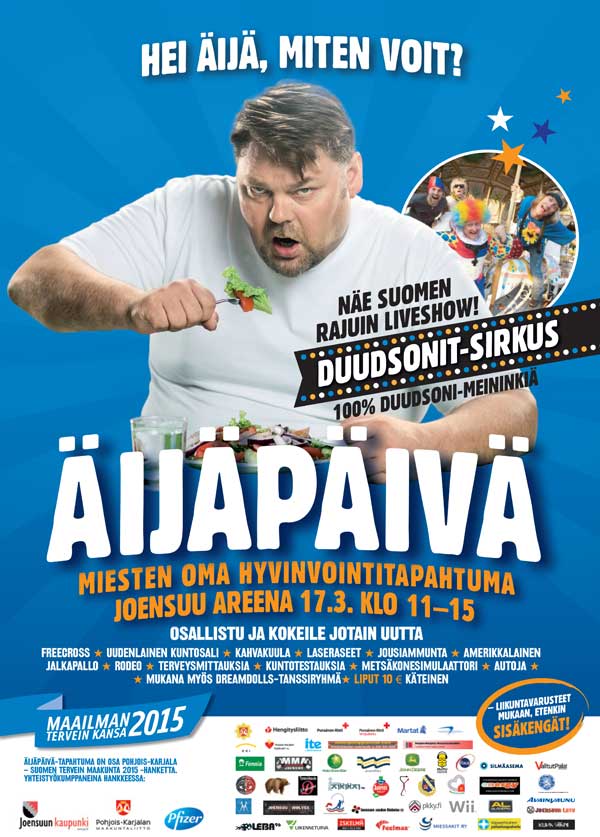 Äijäpäivä Joensuun Areenalla